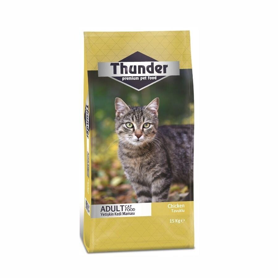 Thunder Tavuklu Yetişkin Kedi Maması 15 KG | SRC: Barcode: 8698995027250